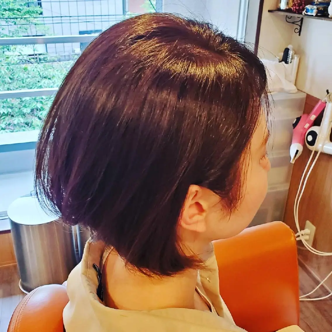 ショート カラー イルミナカラー 外国人風カラー 縮毛矯正 トリートメント 酸熱トリートメント カット ヘアカラー トリートメント spa hair ark 富井直美のヘアスタイル