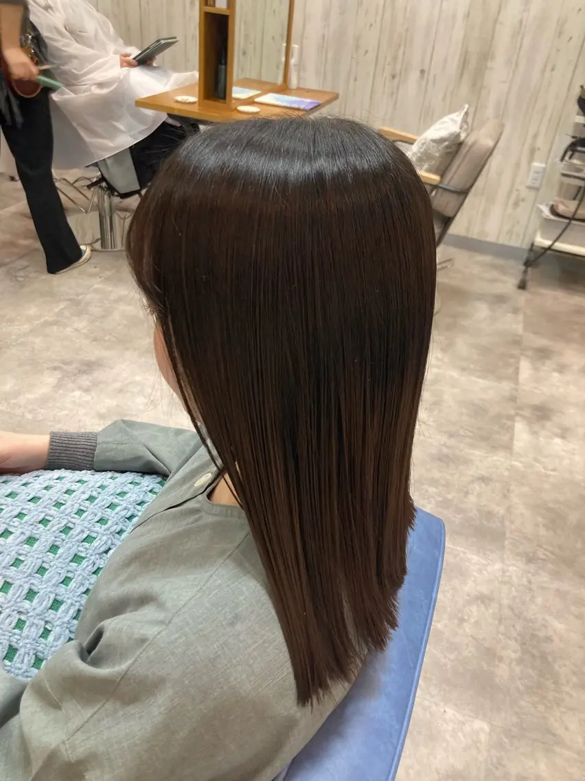 ミディアム 暖色カラー💞 菊地しおんのヘアスタイル