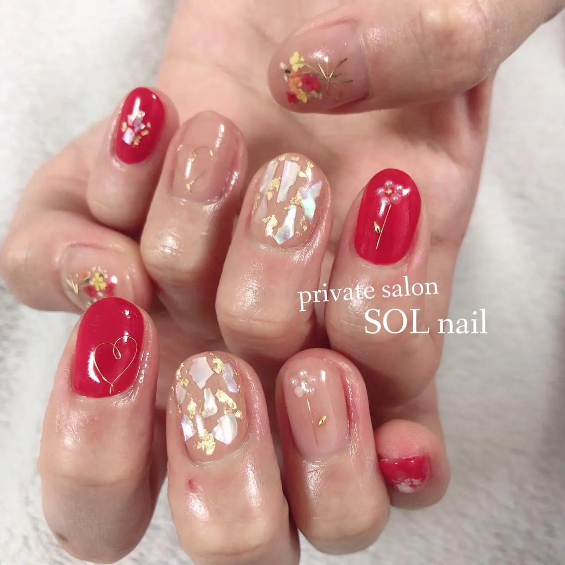ネイル ハンドネイル SOL NAILのネイルデザイン