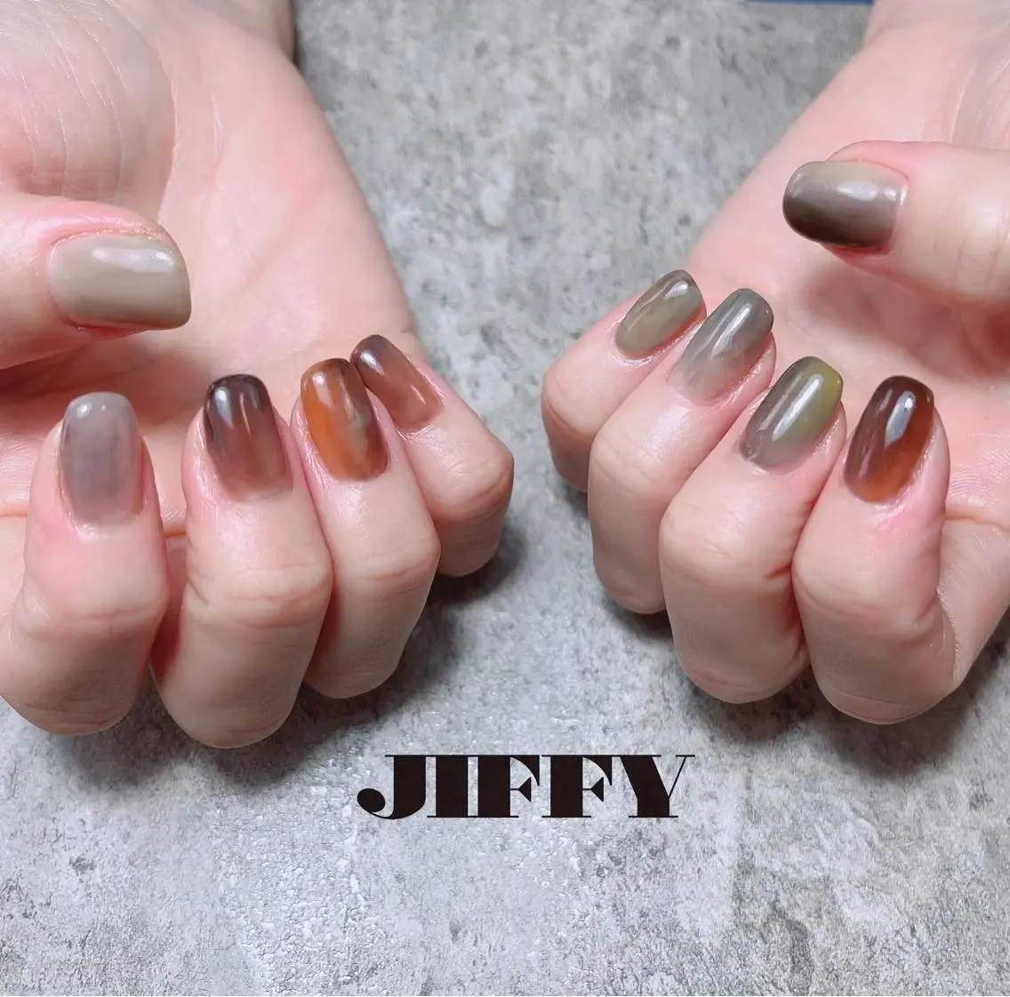 ネイル ニュアンスネイル JIFFY nailstudioのネイルデザイン