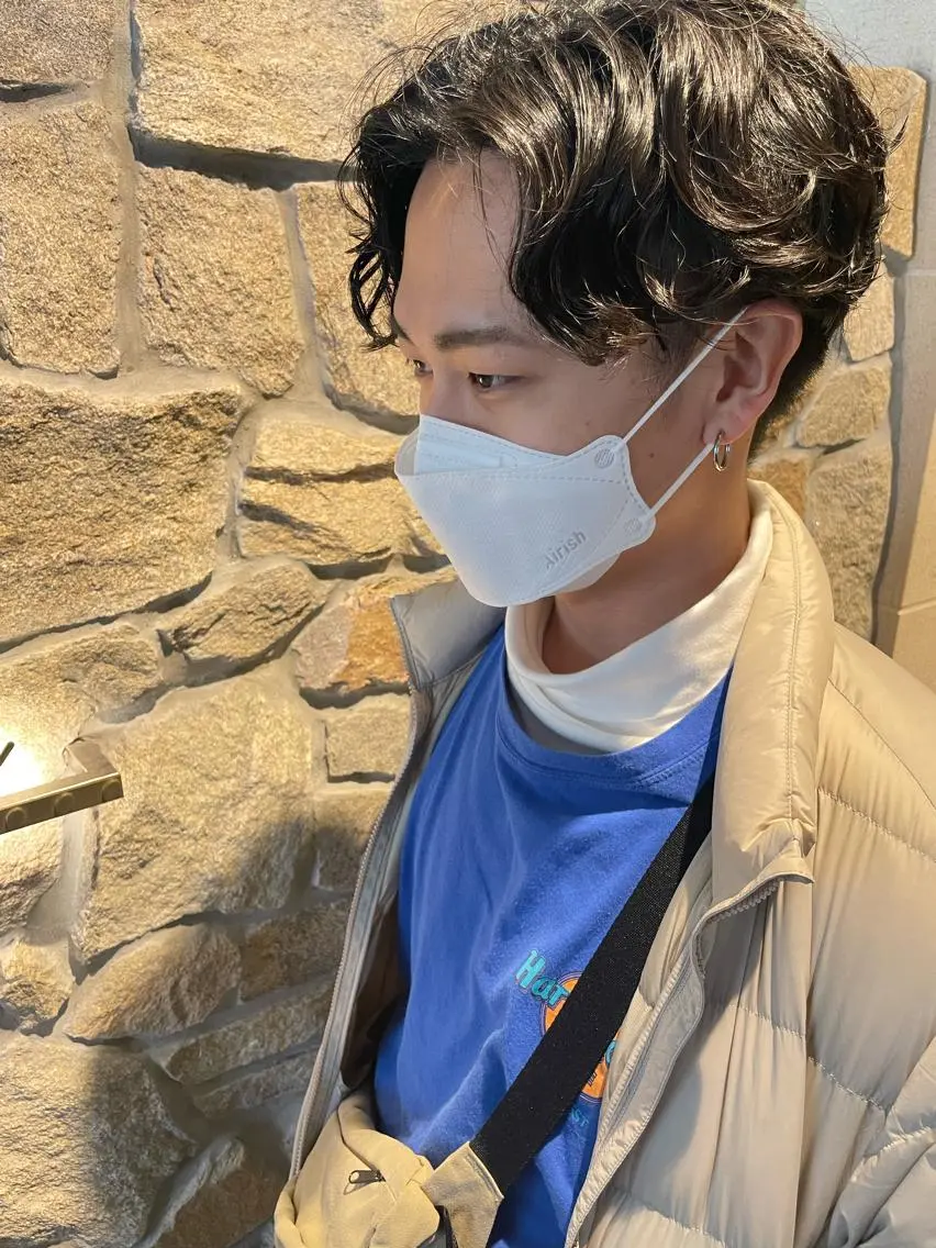 【1日1人メンズ限定】カット+パーマ🔥の写真