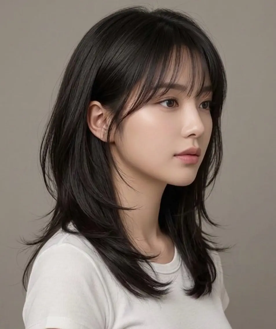 ミディアム ミディアムモデル 募集中/村上廉のヘアスタイル