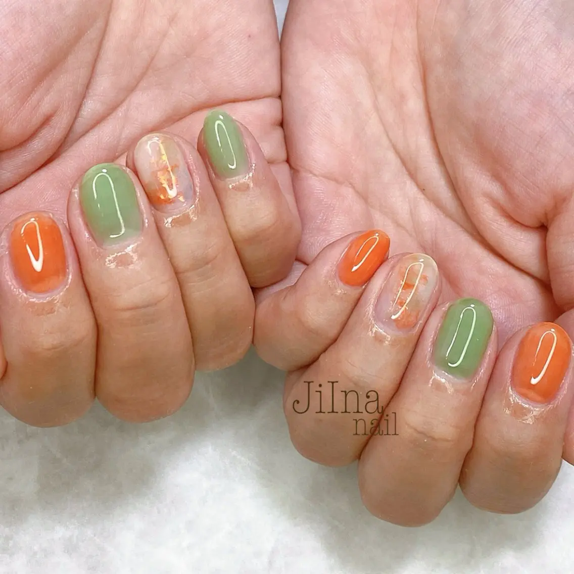 ネイル 持ち込み JiIna nailのネイルデザイン