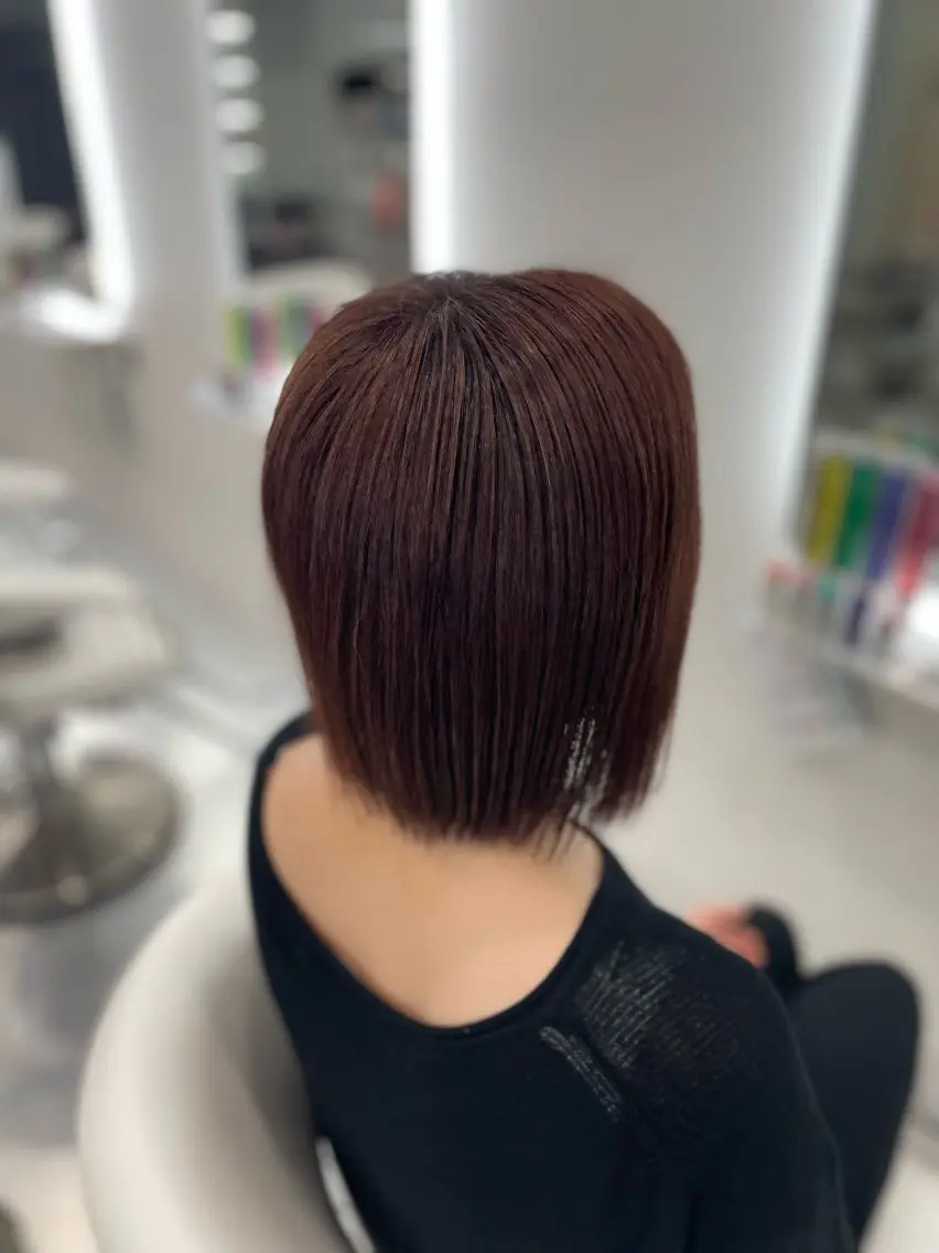 カラー 野崎/酸性ストレート /天王寺のヘアスタイル