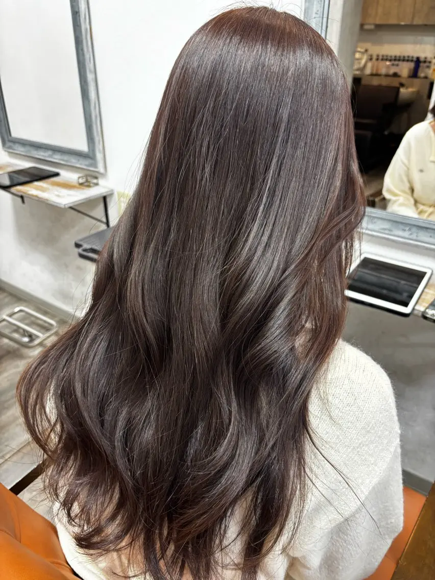 ロング カットモデル急募! 竹俣 千夏のヘアスタイル