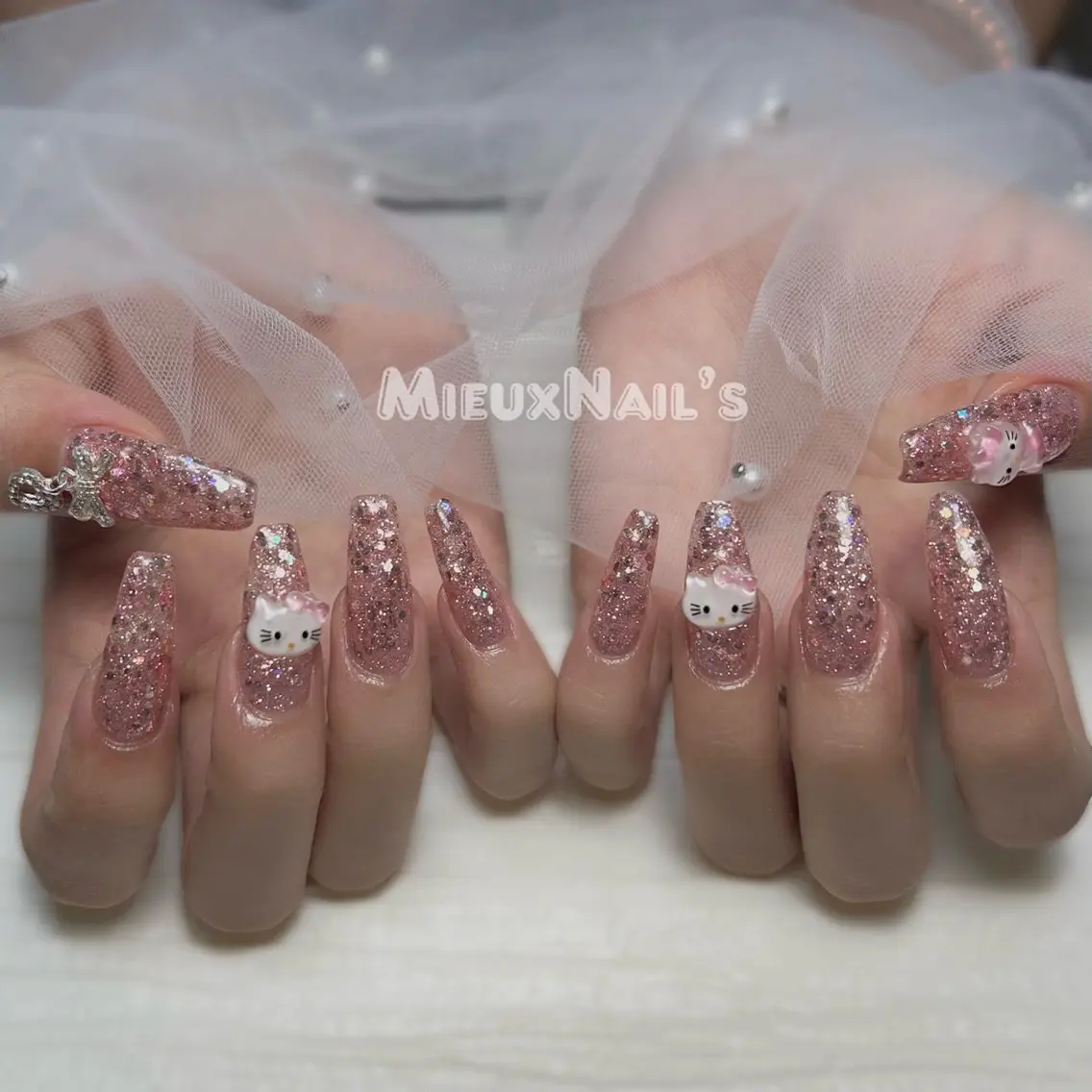 ネイル 持ち込み Miyu❤️‍🔥 Mieuxnailsのネイルデザイン