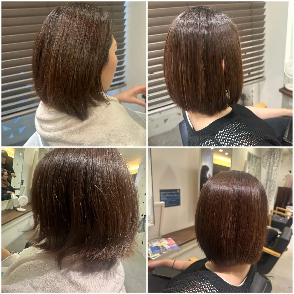 ミディアム パーマ ストレートパーマ 瀧本 頼稀のヘアスタイル