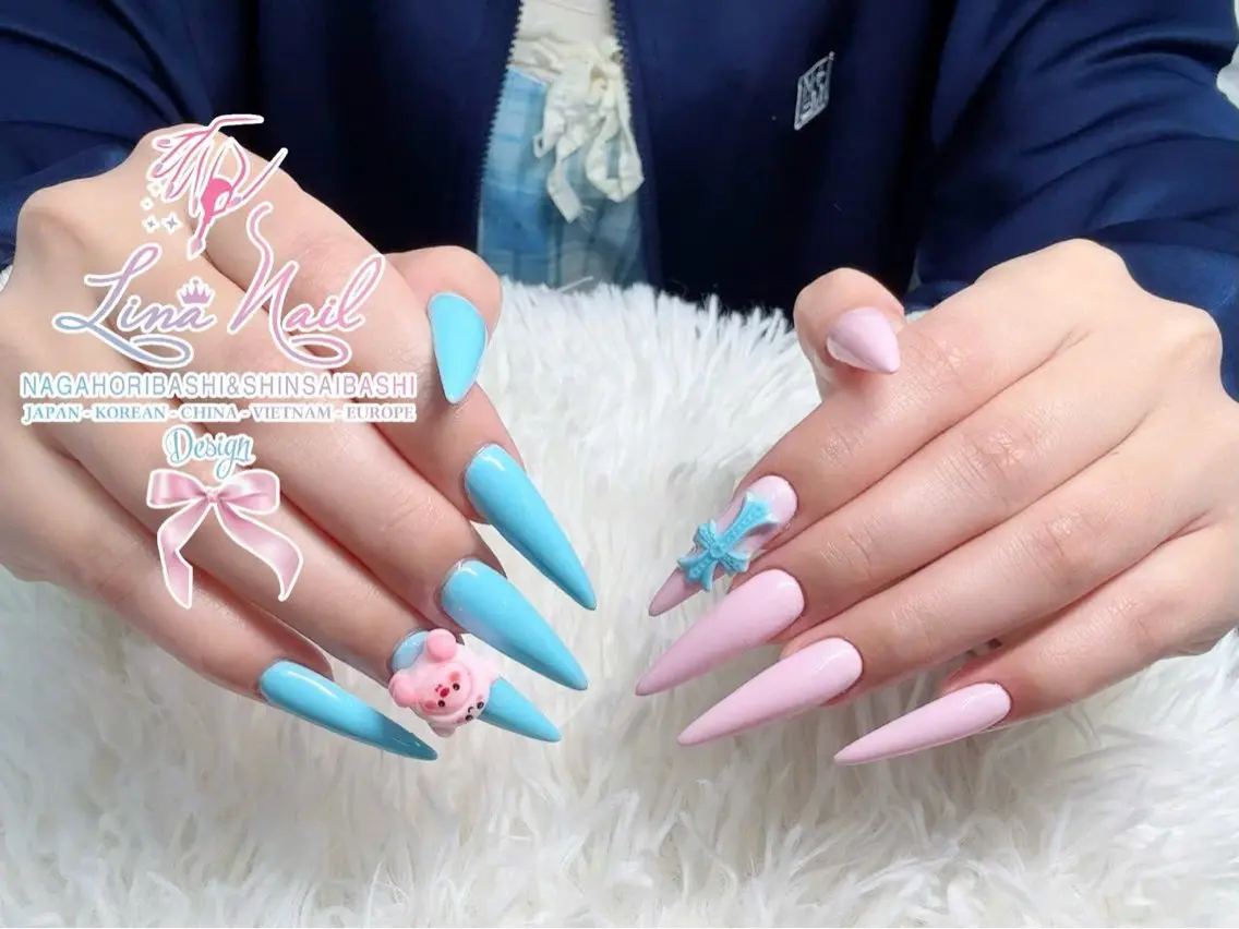 ネイル チークネイル 桜ネイル フラッシュネイル フットネイル ジェルネイル ハンドネイル リナネイル アメ村心斎橋店のネイルデザイン
