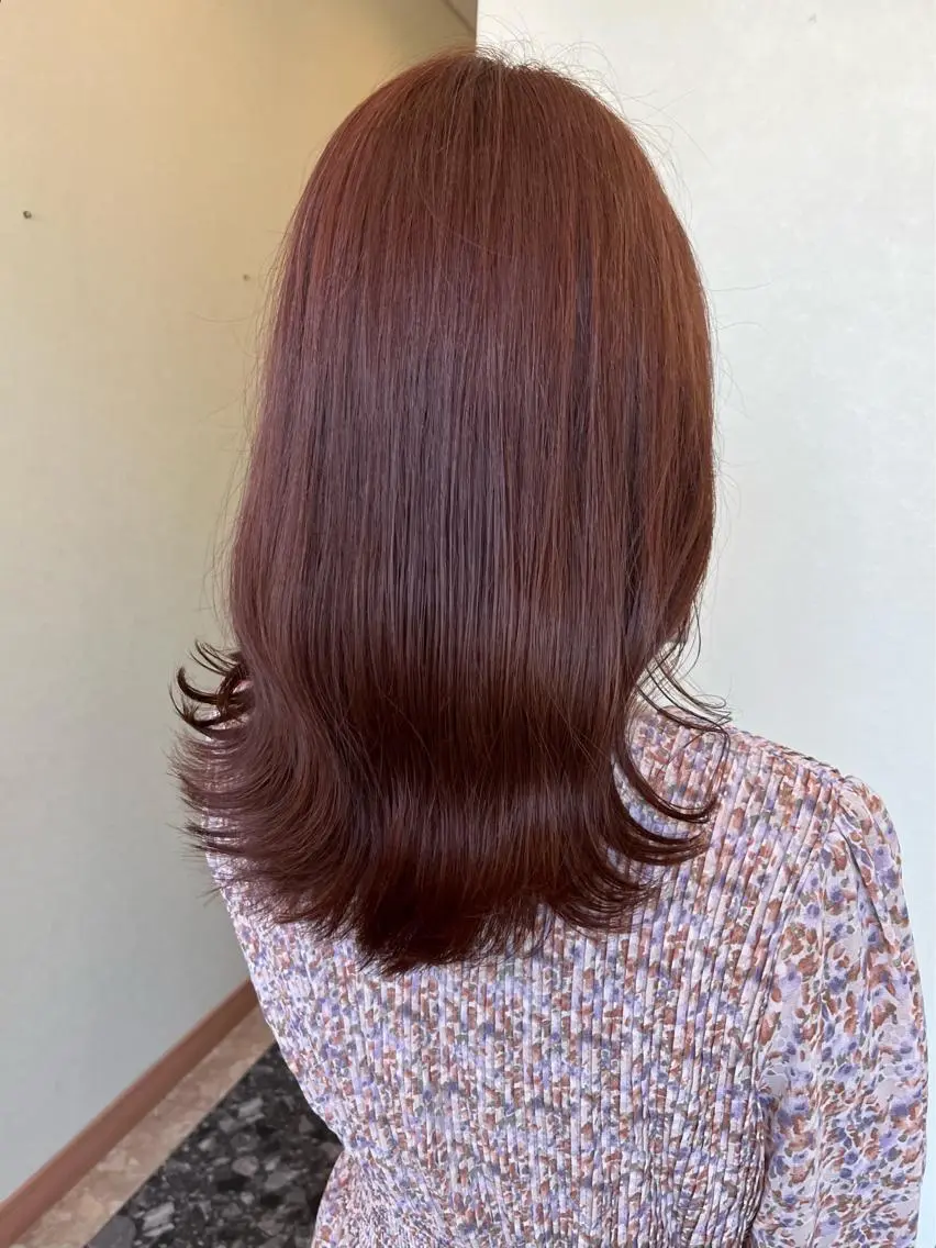 大人気☆高発色クオルシアカラー✨+カット✂︎TOKIOマスクトリートメントの写真