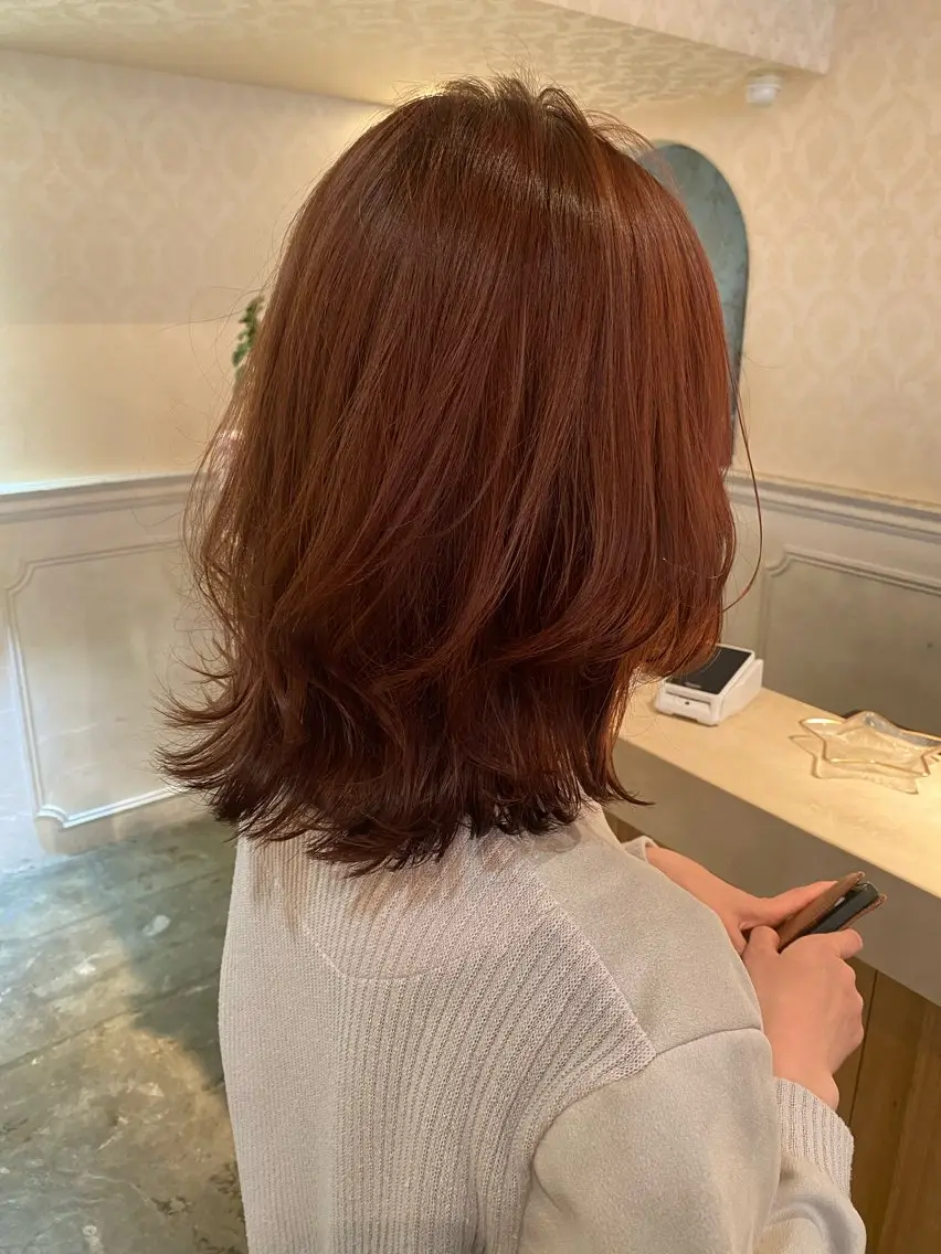 ミディアム 髪質改善/美髪矯正 林田和真のヘアスタイル
