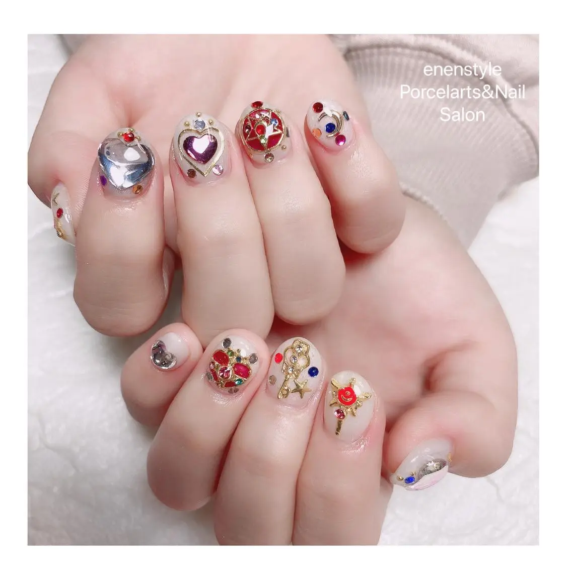 ショート ネイル 🐾enen style 🐾のネイルデザイン