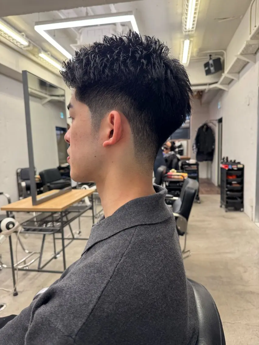ショート メンズ フェードカット メンズショート スキンフェード スパイキーショート ショートヘア カット トリートメント 💈メンズ特化💈 TASUKUのヘアスタイル
