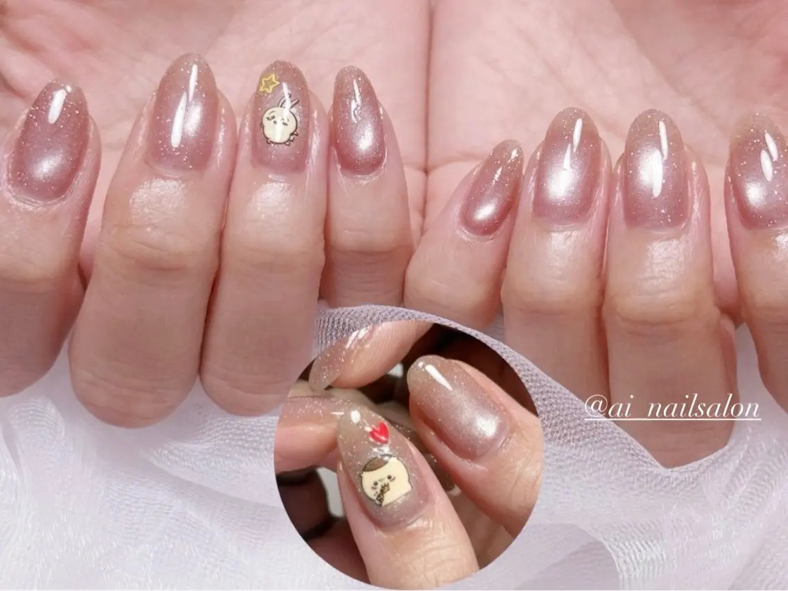 ネイル ハンドネイル 愛 nailsalonのネイルデザイン