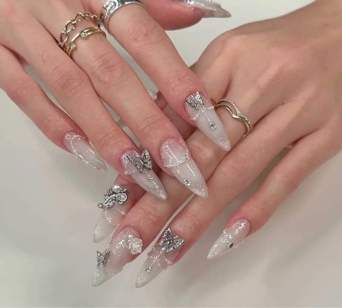 ネイル アートネイル フレンチネイル マグネットネイル ミラーネイル オフィスネイル ハンドネイル Blossom nail_研修のネイルデザイン