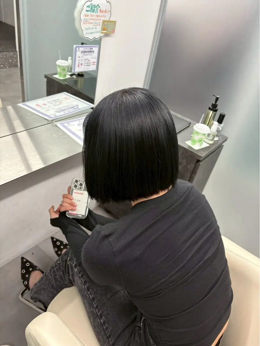 ミディアム カラー TheEctilo 江坂Yoshimi✨のヘアスタイル