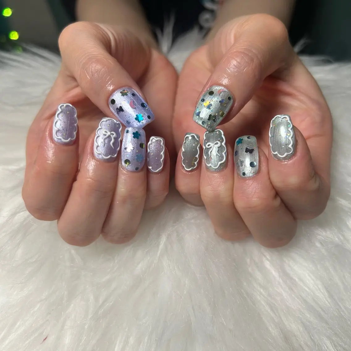 ネイル レース ハンドネイル haac nailsのネイルデザイン