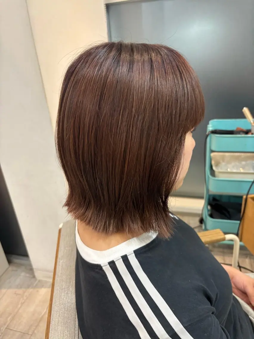 ミディアム くびれヘア 外ハネヘア shota 池袋のヘアスタイル