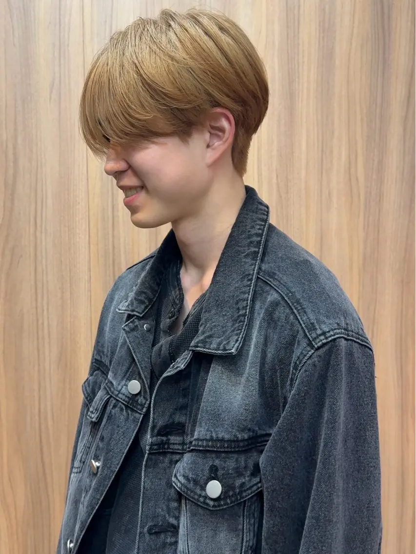 カラー メンズ 田中 翔空のヘアスタイル