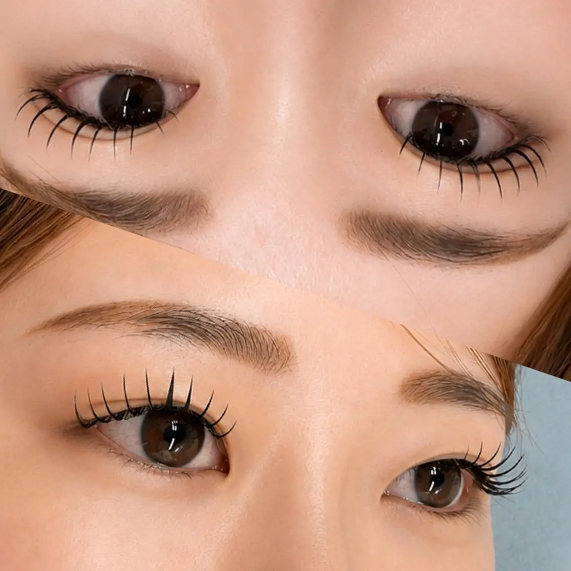 マツエク・マツパ フラットラッシュ Lカール 一重×まつ毛パーマ マツエク maisbonita eyelash🦋のマツエク・マツパデザイン