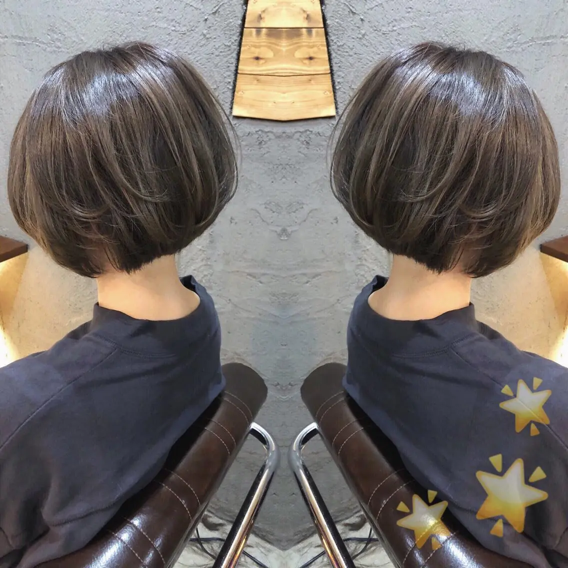 カラー ブリーチ グレージュ 後藤 陽花子のヘアスタイル