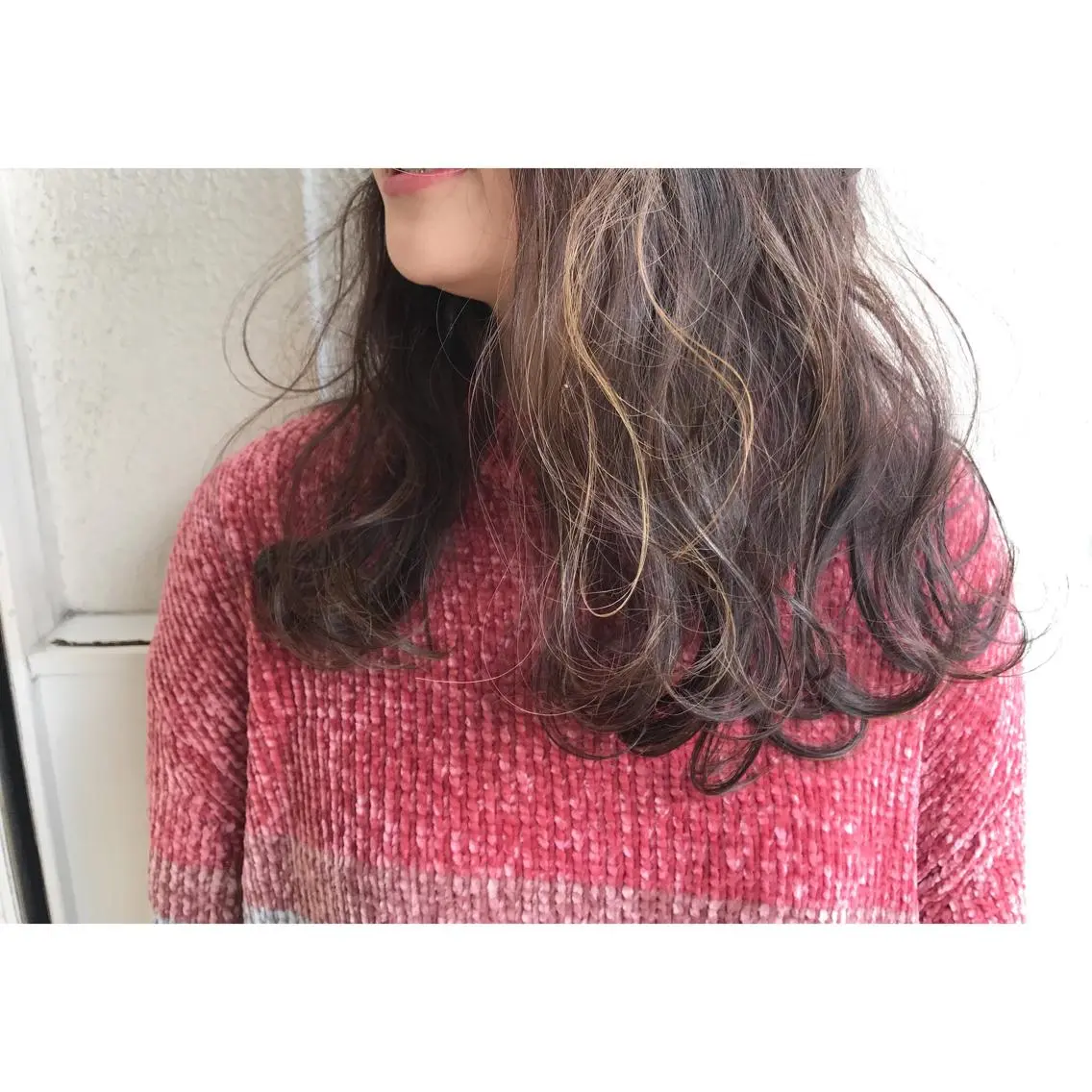 セミロング カラー ハイライトカラー ハイライト Musiiik hairのヘアスタイル