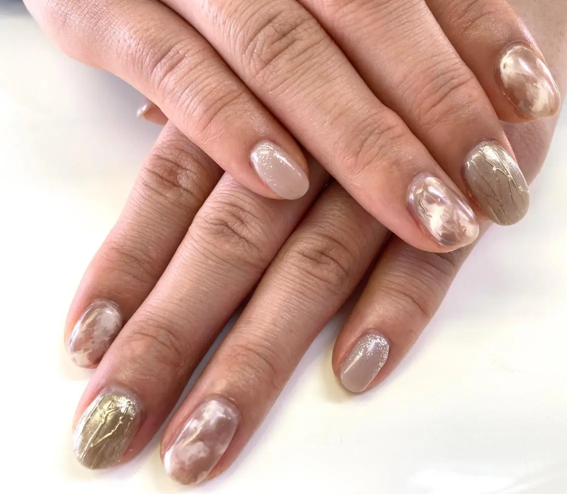 ネイル 手書きが得意🖌️ Y’s  nailのネイルデザイン
