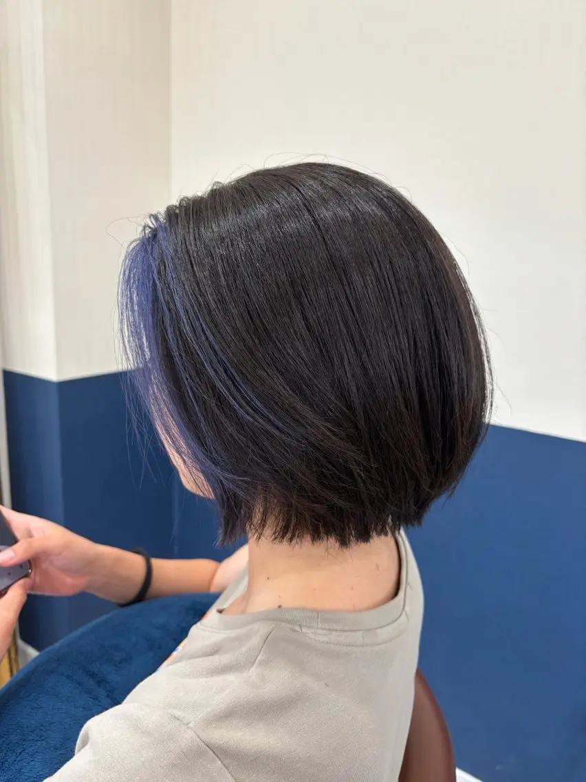 ショート カラー カット ヘアカラー 髪の家 tikiのヘアスタイル