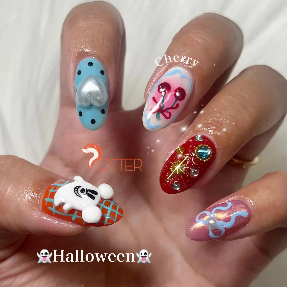 ネイル ハロウィン OTTER NAILのネイルデザイン