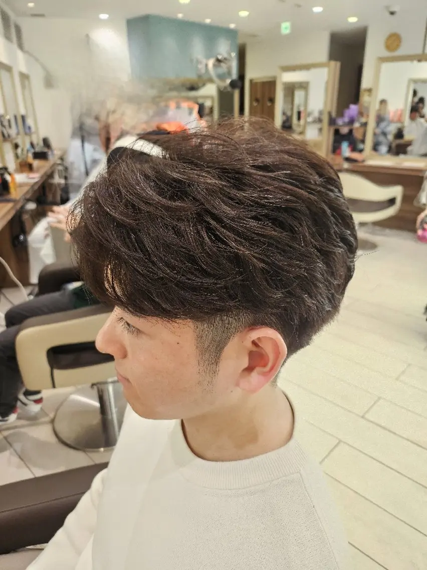 🔥minimo限定メニュー🔥 メンズカット+特徴デザインパーマ+ワンカラー✂の写真