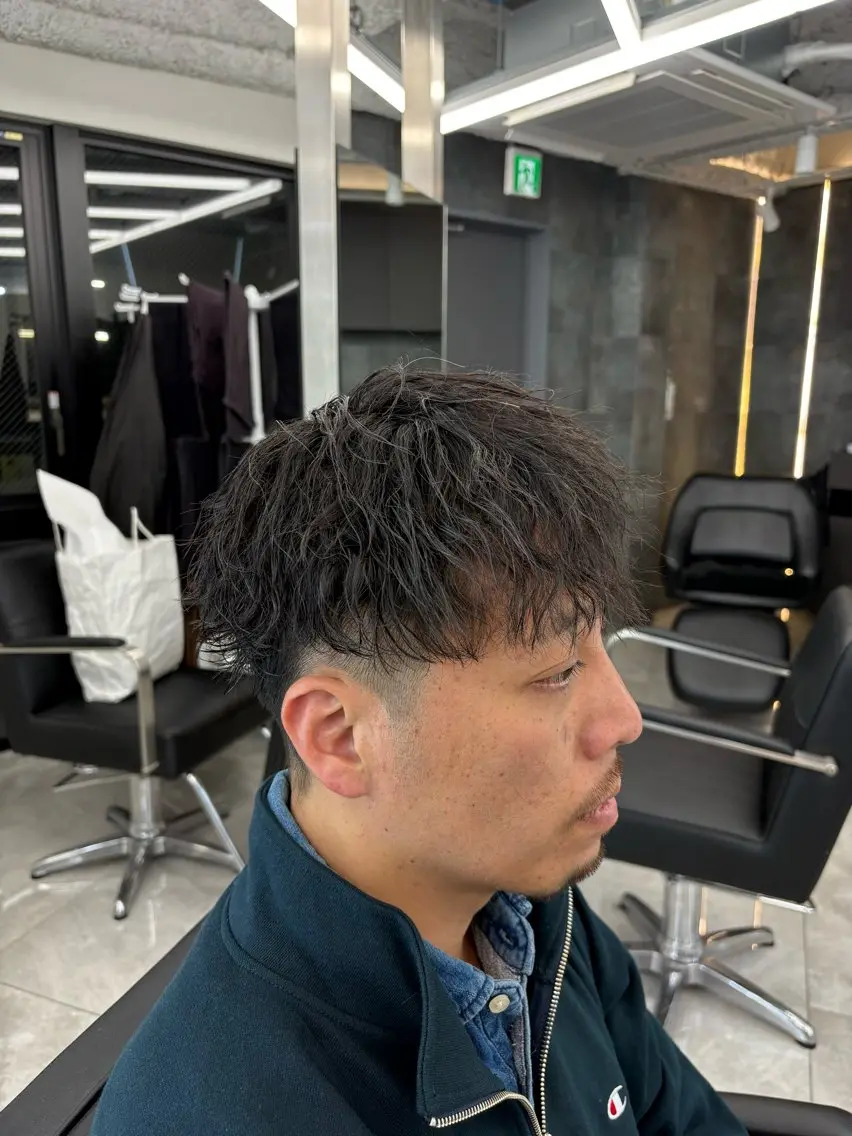 ショート パーマ メンズ ✂︎大宮/海外風/ 無造作/ジャス✂︎のヘアスタイル