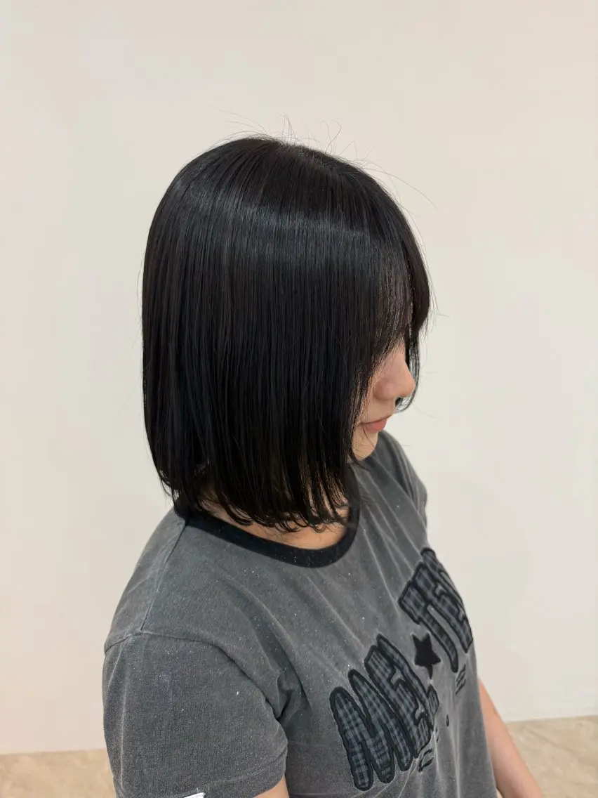カラー 阿部 柚月のヘアスタイル