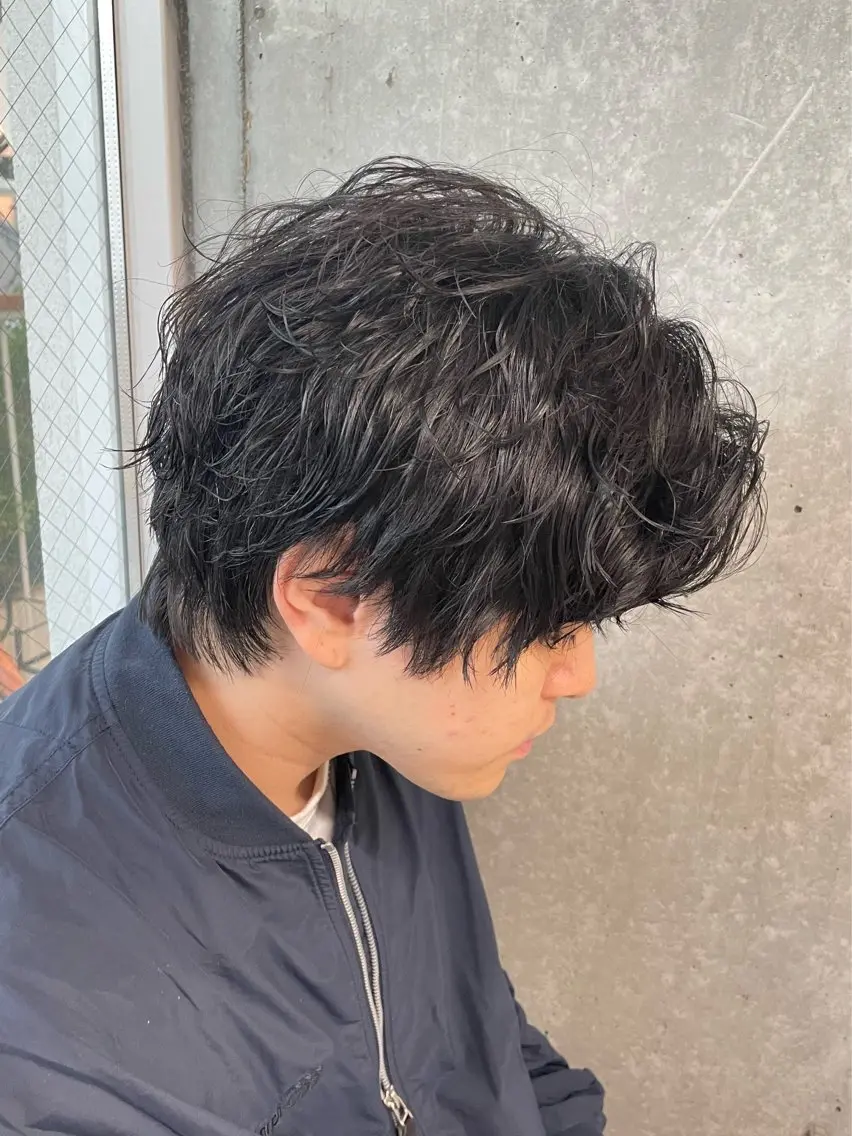 パーマ メンズ メンズモテパーマ💙 fuwaのヘアスタイル