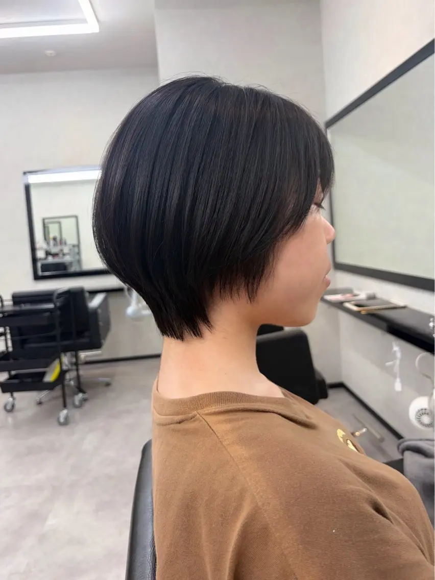 ショート ショートボブ ボブ ショートヘア 福島 あいりのヘアスタイル