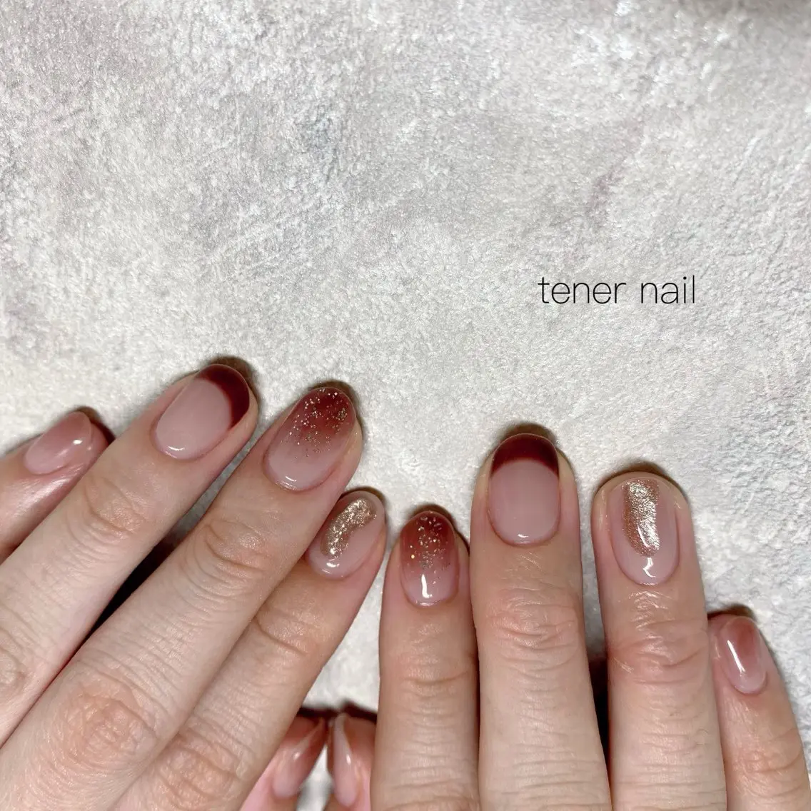 ネイル ニュアンスネイル ハンドネイル テネルネイル tener nailのネイルデザイン