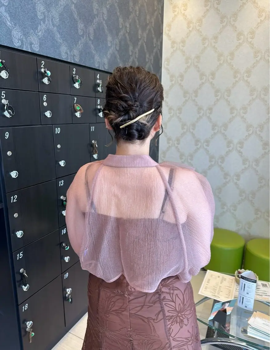 ヘアアレンジ 大口 楓のヘアスタイル