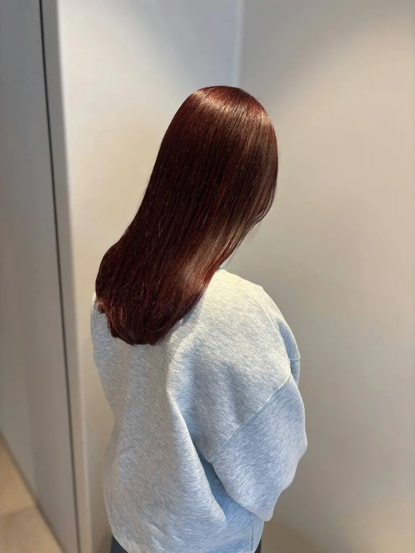 ロング カラー カット ヘアカラー トリートメント 髪質改善カラー ベージュ🤎YUMEのヘアスタイル