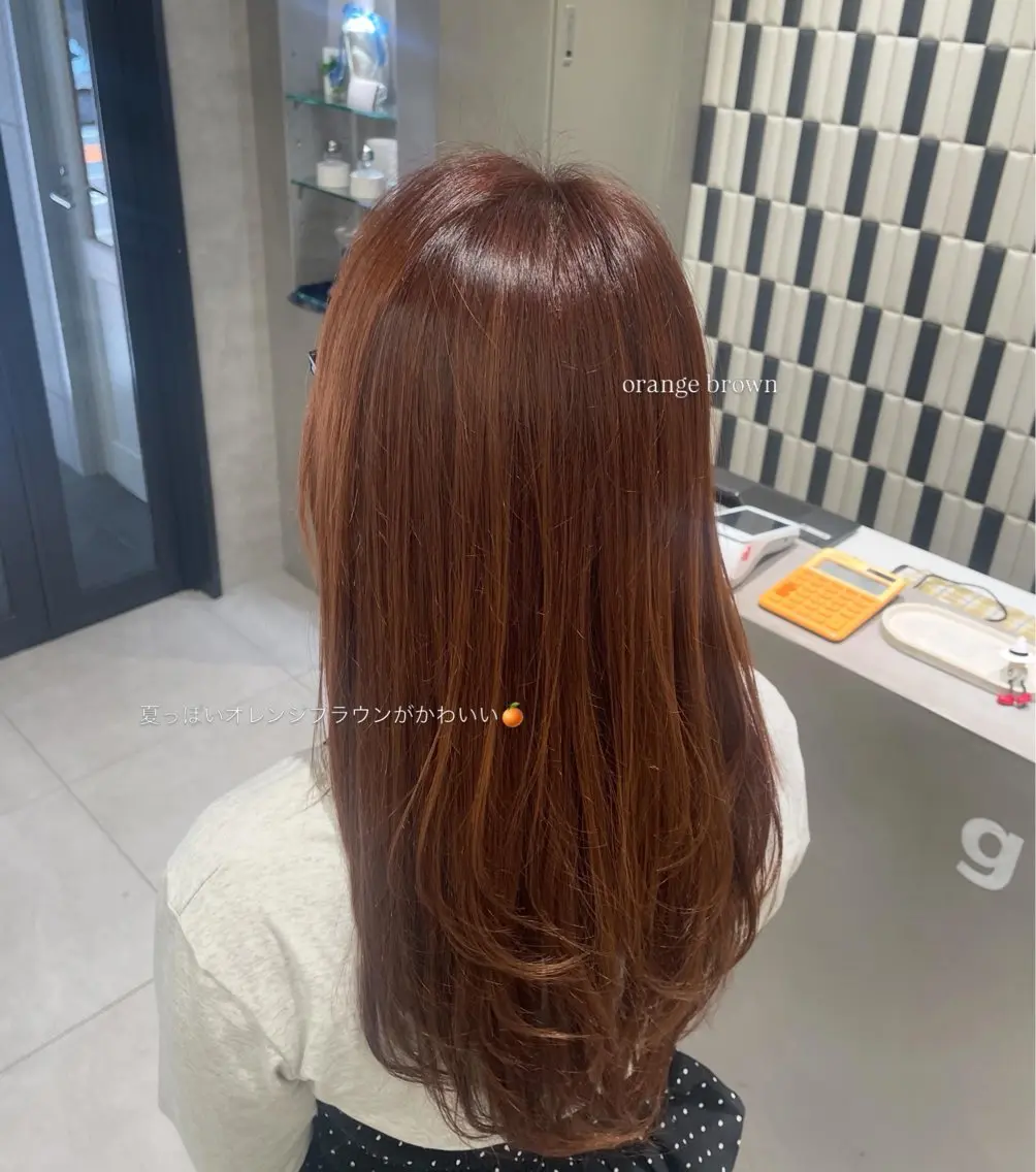 ロング カラー ヘアカラー トリートメント 髙野 遥のヘアスタイル