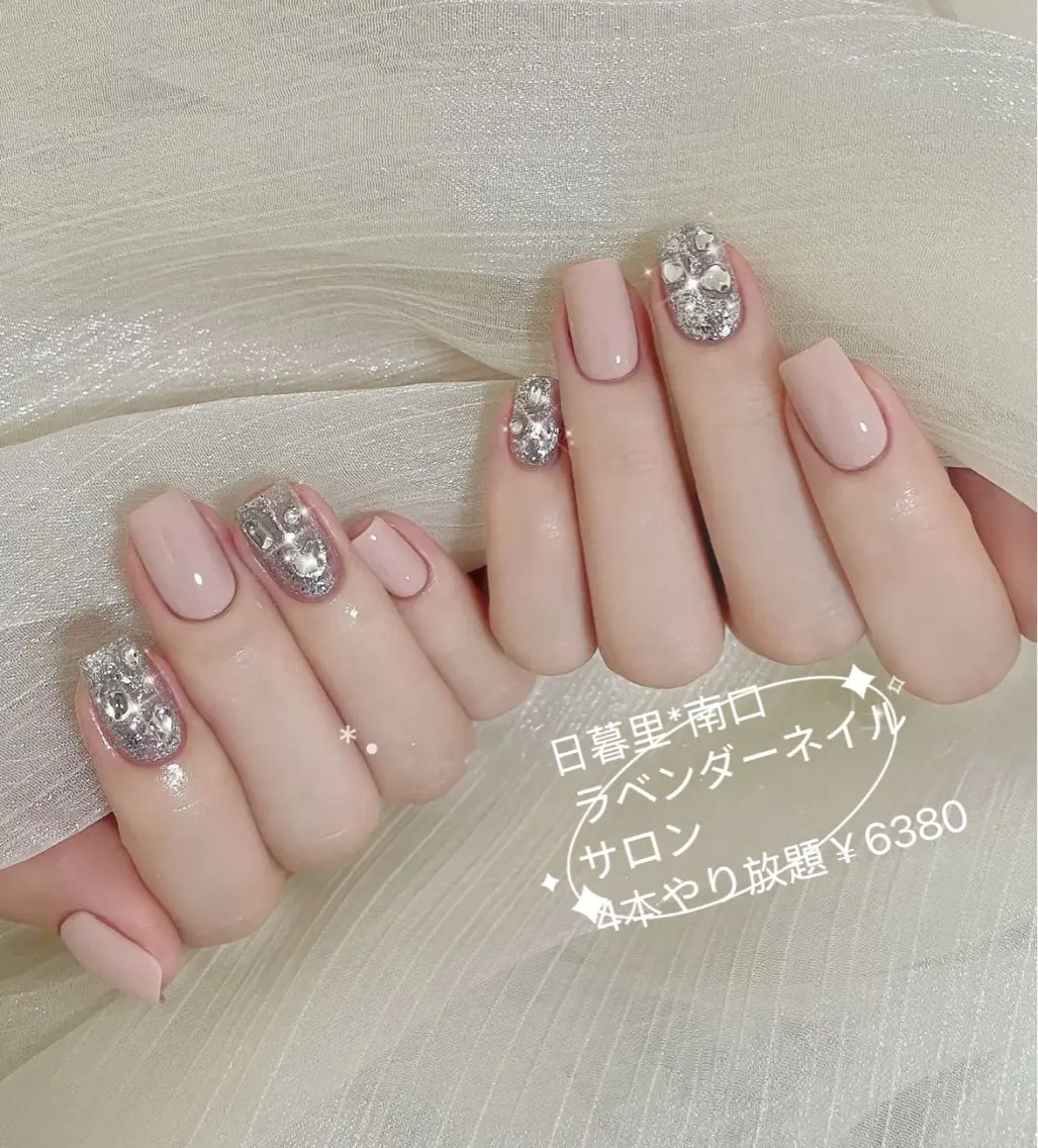 ネイル ラベンダー💖日暮里 ルル💖ネイルのネイルデザイン