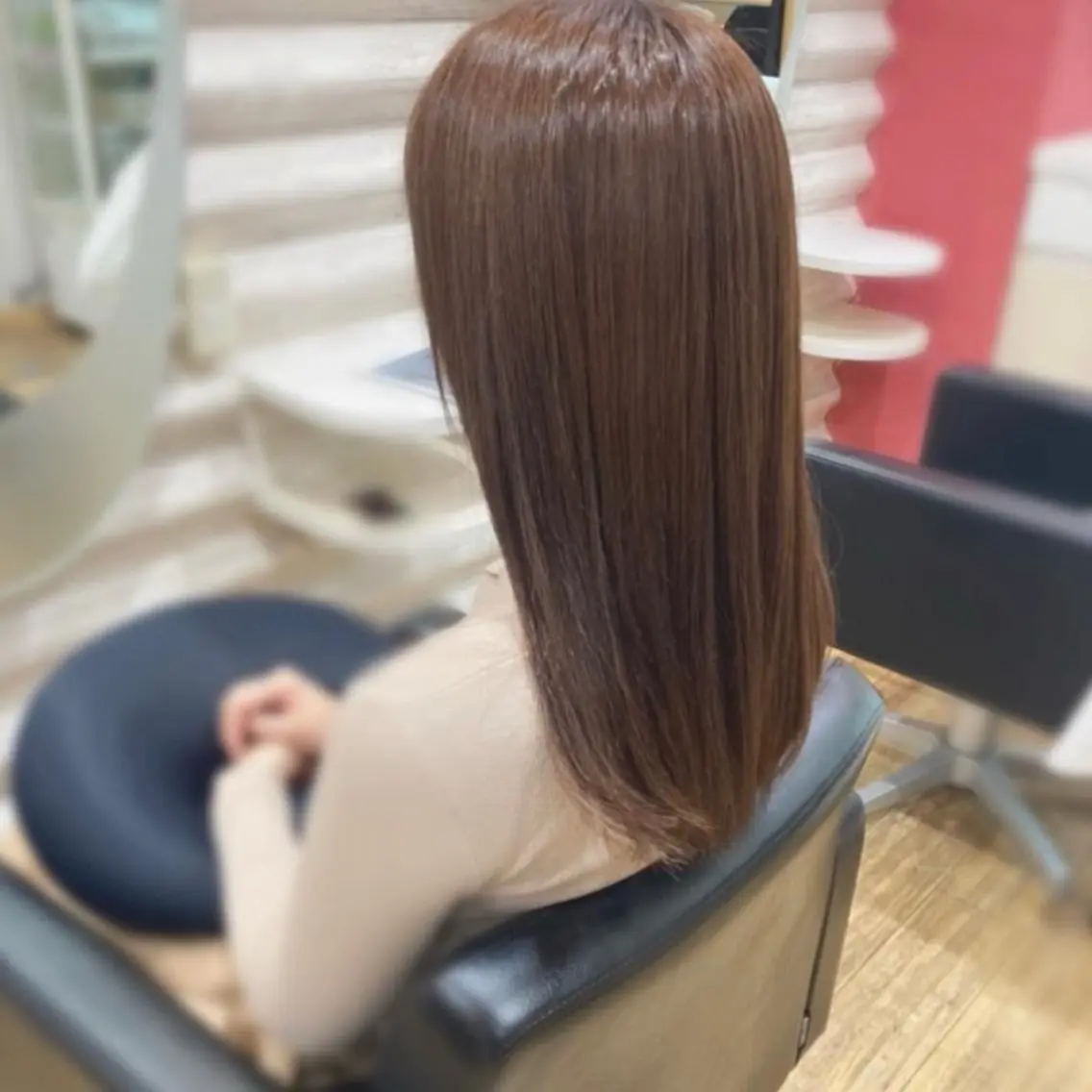 ロング カラー 髪質改善 カット ヘアカラー トリートメント KON|ごまかさない 艶。酸熱×精密カットのヘアスタイル
