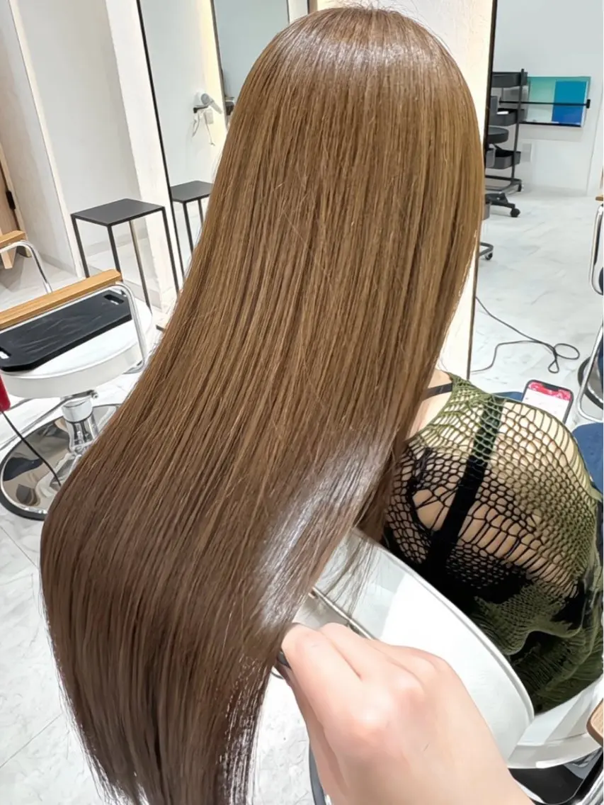 ロング カラー 髪質改善 カット ヘアカラー トリートメント 縮毛矯正・髪質改善 支持率No1🫧北島のヘアスタイル