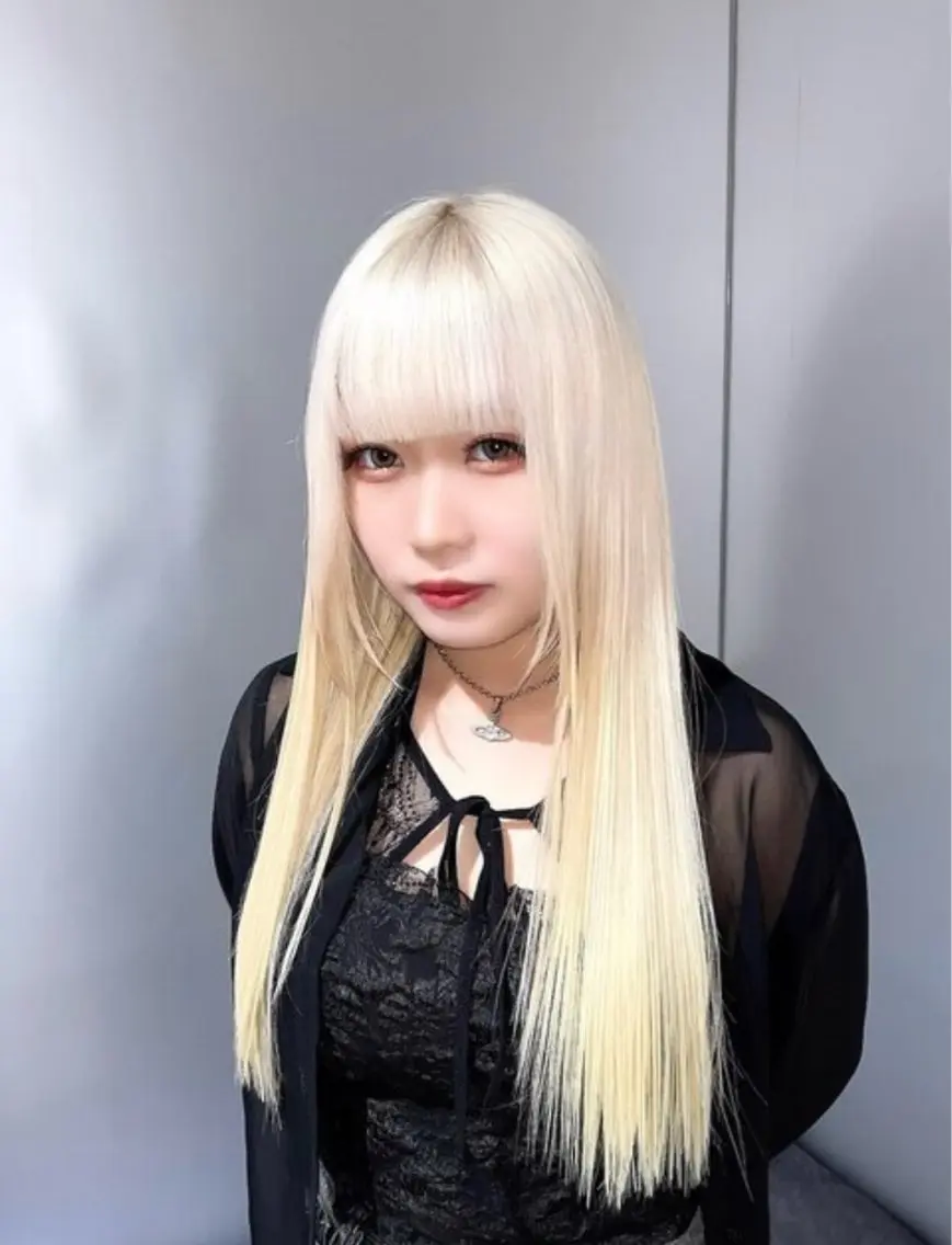 ロング カット ヘアカラー トリートメント エクステ 💎韓国レイヤー× 髪質改善ゆうま💎のヘアスタイル
