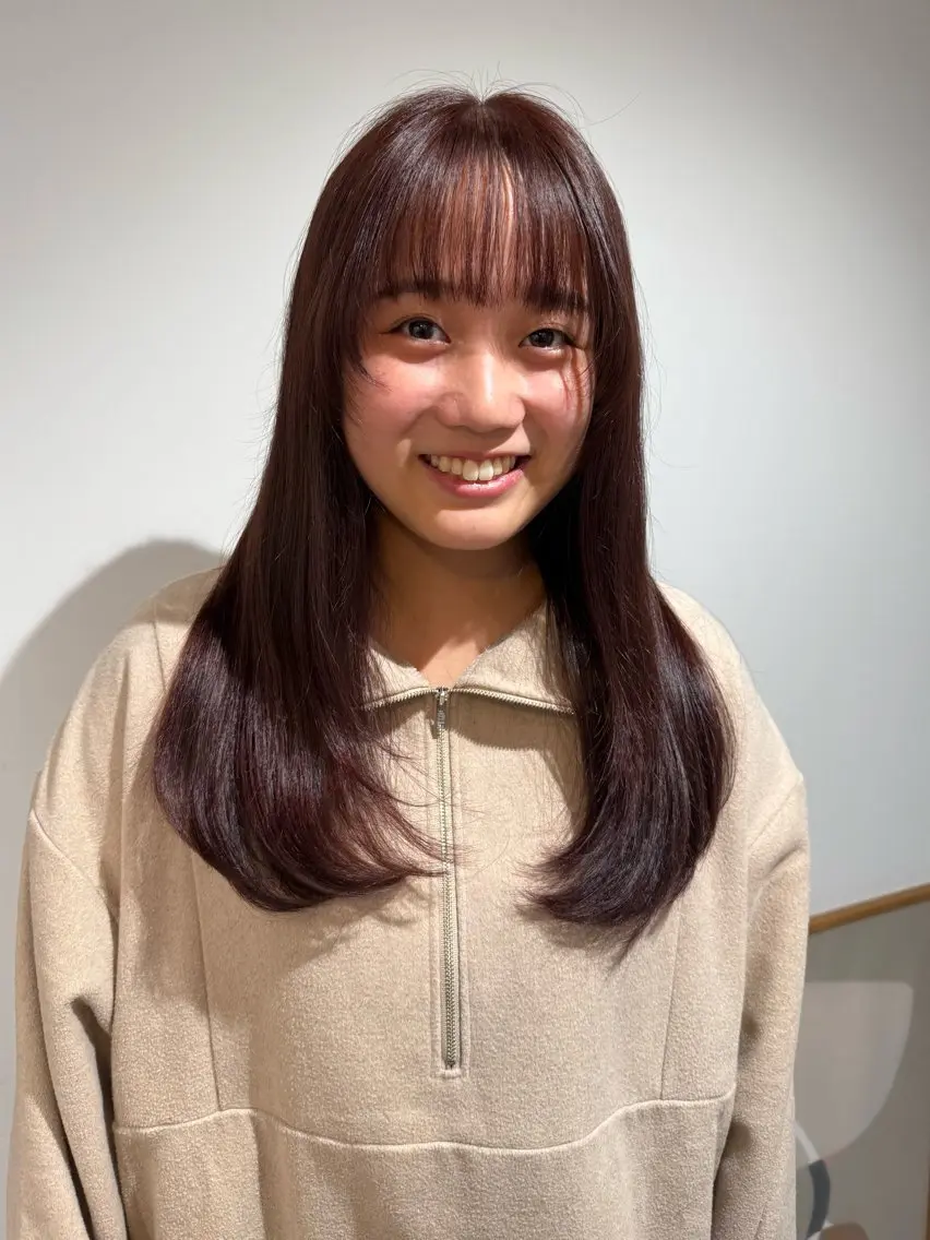 セミロング カラー knock烏丸御池 Nodoka🎧のヘアスタイル