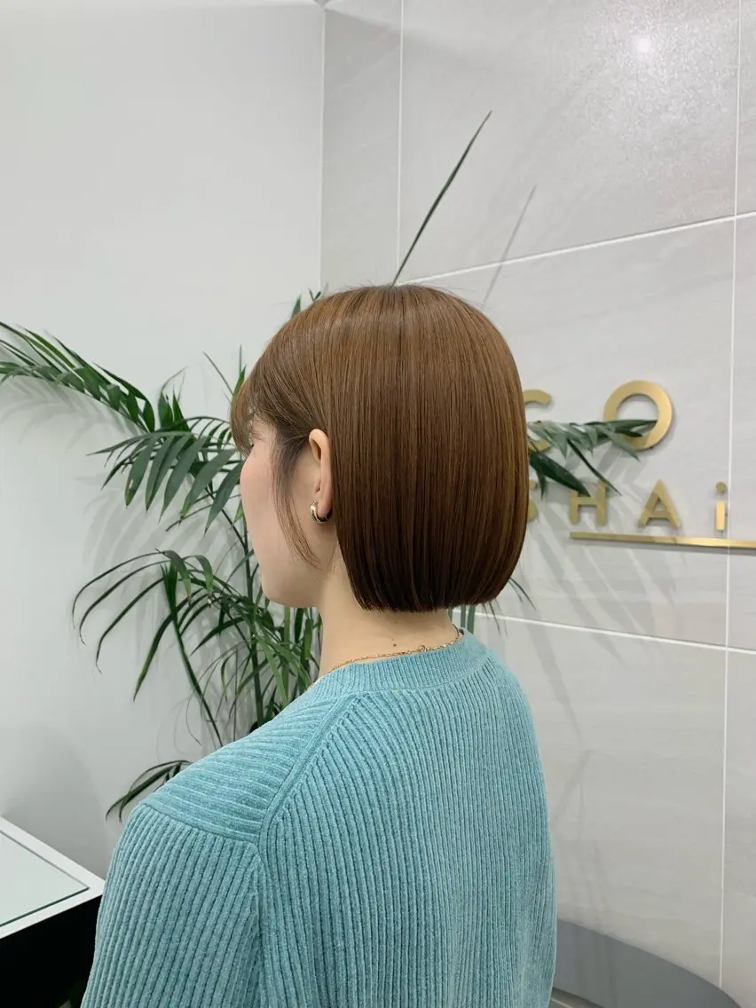 ショート ボブ カット ヘッドスパ 本格ヘッドスパ🌿 ×ヘア 佐藤のヘアスタイル