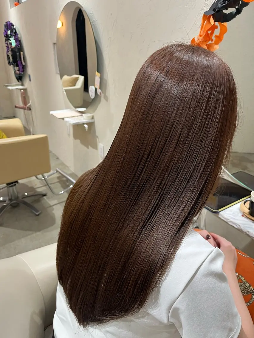 セミロング カラー カット ヘアカラー トリートメント ハイトーンカラー🩵 耳ツボジュエリー👂のその他イメージ