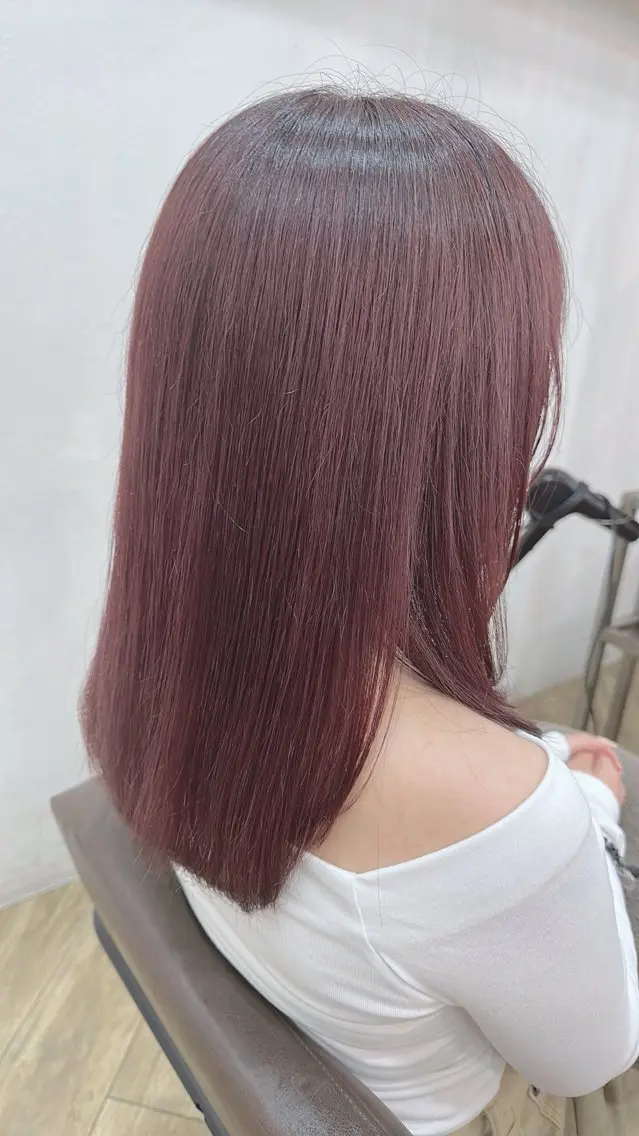 セミロング カット ヘアカラー 🎀ITSUKI暖色 カラー/レイヤー🎀のヘアスタイル