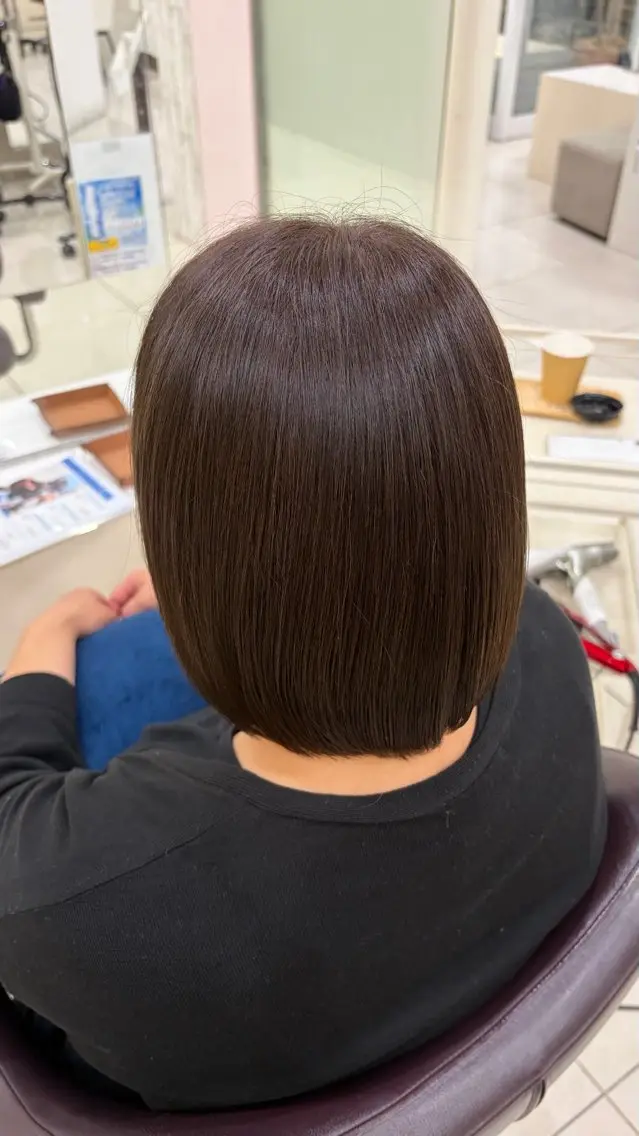 ショート ヘアカラー トリートメント 奈良美容室 /harukiのヘアスタイル