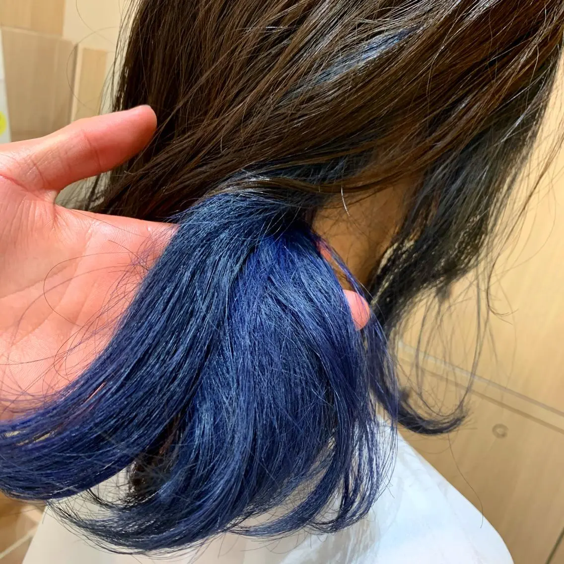 ミディアム カラー ブリーチ インナーカラー ヘアカラー トリートメント 店長 大方康暉のヘアスタイル