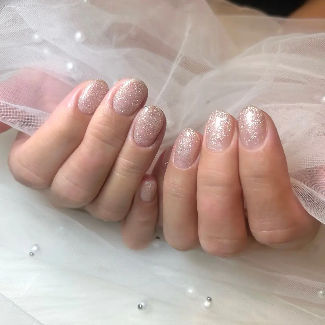 ネイル アートネイル フラッシュネイル キラキラネイル シンプルネイル ハンドネイル Champ瓢箪山店 つかもとのネイルデザイン