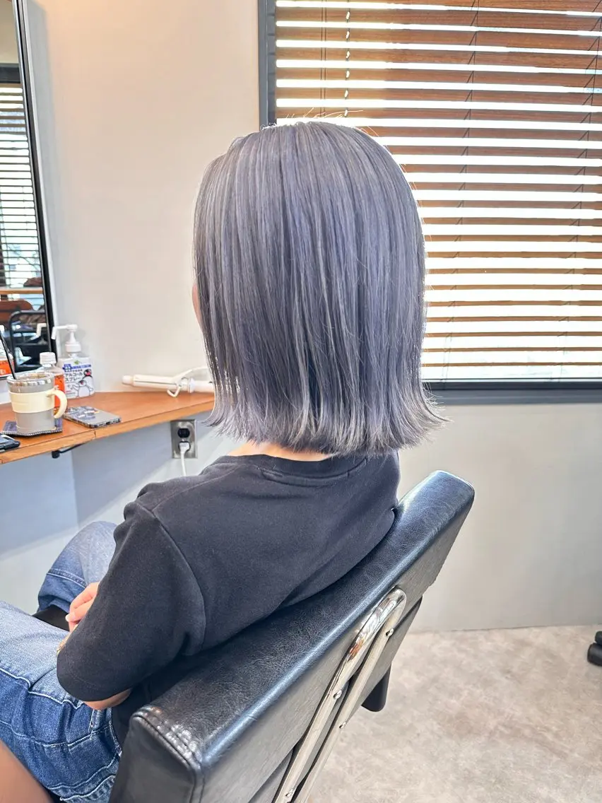 ミディアム カラー ブリーチ ヘアカラー 💖艶・ブリーチ 透明感miyu💖のヘアスタイル