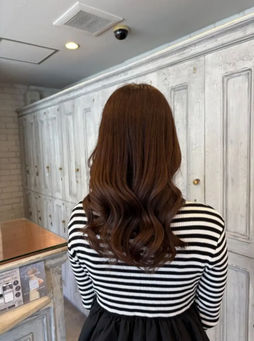 セミロング カラー ヘアカラー Luce溝の口/孔喜 /土日月カラーモデルのヘアスタイル